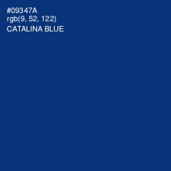 #09347A - Catalina Blue Color Image